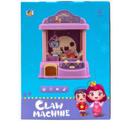 Детский игровой автомат с краном для ловли игрушек Claw Machine PINK (8)