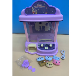 Детский игровой автомат с краном для ловли игрушек Claw Machine PINK (8)