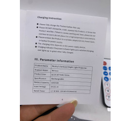 Проектор-ночник Модель5 карусель зайчиков 6 проекций Bluetooth+Пульт (24)