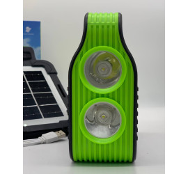 Солнечная зарядная станция LED фонарь COBA CB-999B с лампочками Power Bank (24)