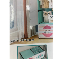 Пластиковый модульный шкаф Модель3 Happy Rabbit (6)
