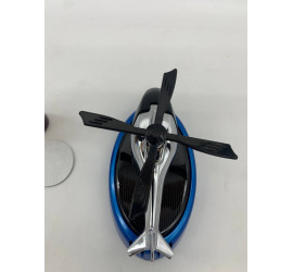 Ароматизатор воздуха в авто на солнечной батарее Вертолет Model1 BLUE (100)