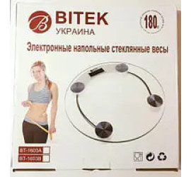 Напольные стеклянные весы до180кг ВІТЕК Україна