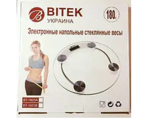 Напольные стеклянные весы до180кг ВІТЕК Україна