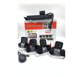 Комплект видеонаблюдения DVR  KIT 7004 4 камеры с регистратором (6)