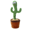 Танцующий кактус поющий 120 песен с подсветкой аккумуляторный Dancing Cactus (100)