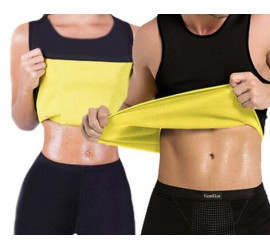 Майка сауна для похудения XXL Hot Shapers Унисекс высокий вырез (100))