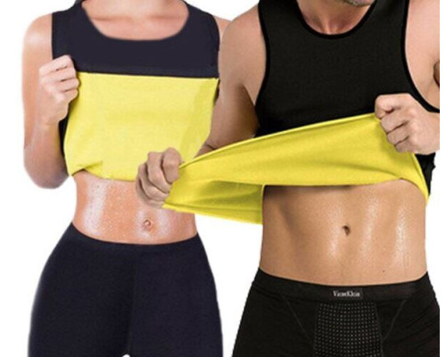 Майка сауна для похудения XXL Hot Shapers Унисекс высокий вырез (100))
