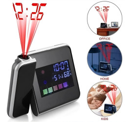 Настольные LED часы с проекцией Color Screen Calendar DS-8190 (60)