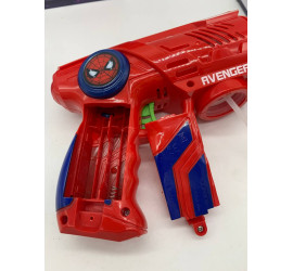 Генератор мыльных пузырей пистолет Bubble Gun Super Hero RED (72)