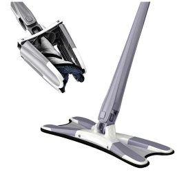 Швабра с автоматическим отжимом, X-type Aurora Twist Mop, микрофибра (40)