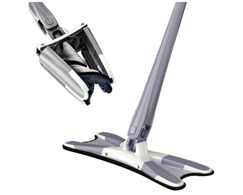 Швабра с автоматическим отжимом, X-type Aurora Twist Mop, микрофибра (40)