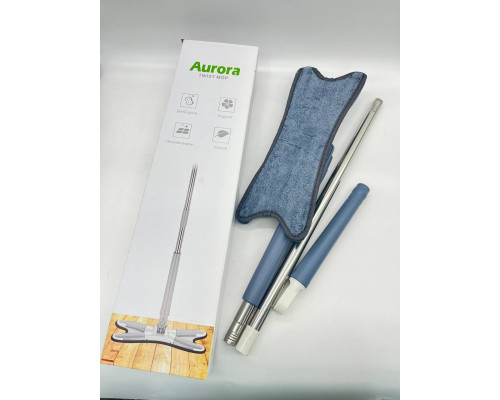 Швабра с автоматическим отжимом, X-type Aurora Twist Mop, микрофибра (40)