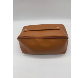 Вместительная дорожная косметичка MAKE UP BAG Brown (150)