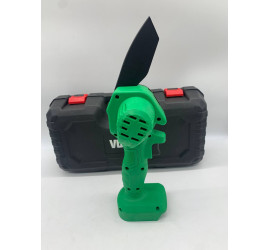 Пила аккумуляторная MINI VOLYYX 2in1 2 АКБ 2 шины ( 6+4 дюйма) 2 цепи GREEN (10)