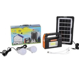 Солнечная зарядная станция + LED фонарь Junai JA-2007 с лампочками + Power Bank (20)