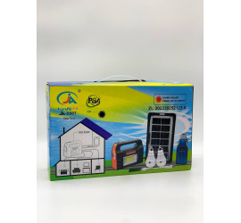 Солнечная зарядная станция + LED фонарь Junai JA-2007 с лампочками + Power Bank (20)