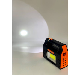 Солнечная зарядная станция + LED фонарь Junai JA-2007 с лампочками + Power Bank (20)