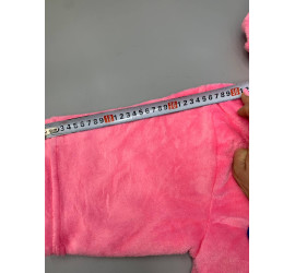 Полотенце-халат с капюшоном 2в1 74 см * 99 см PINK (100)