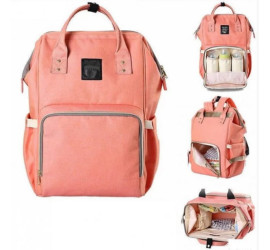 Сумка-рюкзак для мам Baby Bag, розовая (50)