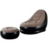 Надувной диван AIR SOFA (категория А) Черно-бежевый + насос  (10)