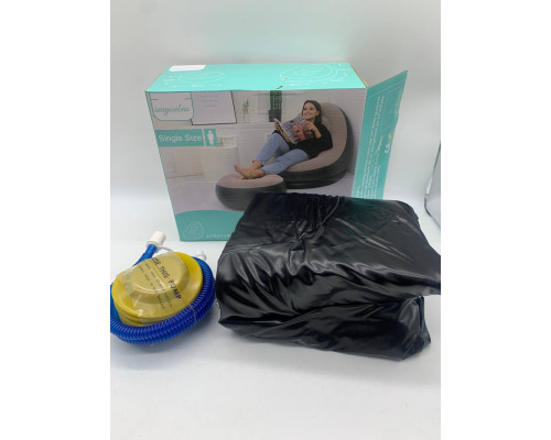 Надувной диван AIR SOFA (категория А) Черно-бежевый + насос  (10)