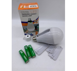 Лампочка аккумуляторная CK8039 светодиодная 20 W E27 3 аккумулятора (50)