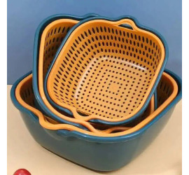 Пластиковый дуршлаг Sets of basket, №3 (18см)  (100)