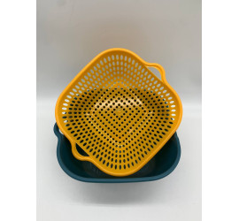 Пластиковый дуршлаг Sets of basket, №3 (18см)  (100)