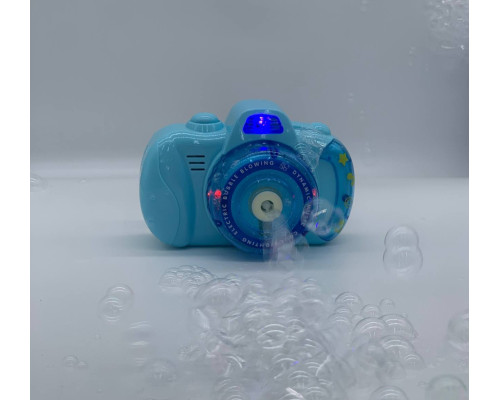 Генератор мыльных пузырей Фотоаппарат Bubble Camera (pink and blue) на батарейках (60)