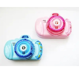 Генератор мыльных пузырей Фотоаппарат Bubble Camera (pink and blue) на батарейках (60)