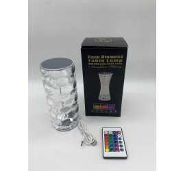 Настольная лампа ночник (Аккумуляторная)  RGB Crystal Lamp Diamond (40)