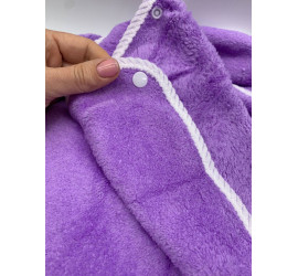 Полотенце-халат 2в1 180х80 PURPLE (100)
