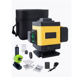 Лазерный уровень Laser Level в СУМКЕ с треногой 2АКБ Желтый (20)