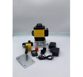 Лазерный уровень Laser Level в СУМКЕ с треногой 2АКБ Желтый (20)
