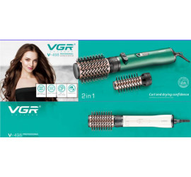 Фен-щетка для волос VGR  V-498 Зелёный (20)