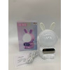 Детские часы с будильником Кролик Rabbit clock with LIGHT WHITE (60)