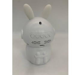 Детские часы с будильником Кролик Rabbit clock with LIGHT WHITE (60)