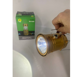 Аккумуляторный фонарь для кемпинга SH-5800T ЗОЛОТОЙ 1W+6LED (72)