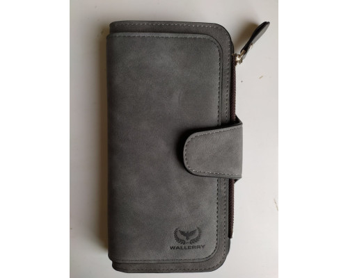 Кошелек 2345 Темно-Серый Wallerry (300) 2948 Smoke GRAY