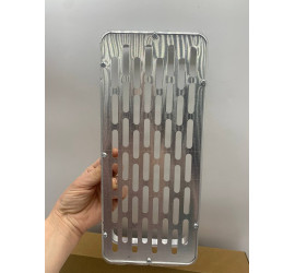 Металлическая полка для ванной самоклеящеюся Bathroom shelf до 10 кг GREY (50)