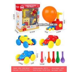 Аэромобиль машинка с шариком MOE BEAST, Aerodynamics Reaction FORCE Principle (120)