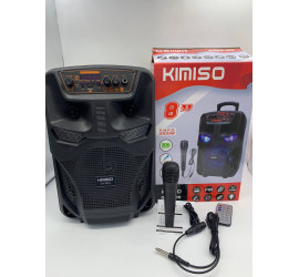 Портативная колонка Kimiso QS-5805 8inch с микрофоном и светомузыкой (8)
