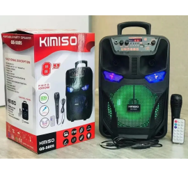Портативная колонка Kimiso QS-5805 8inch с микрофоном и светомузыкой (8)