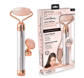 Роликовый массажер для лица из розового кварца Flbwles Conto Facial Roller(100)