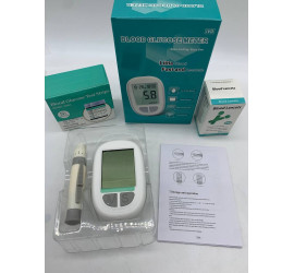 Глюкометр Blood Glucose Meter с тест-полоски и ланцетами Model2 (100)
