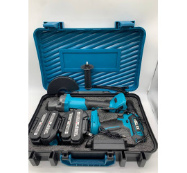 Набор Большая болгарка 24 ватт и шуруповерт 4 АКБ,24 ватт, 2в1 СИНИЙ (6)