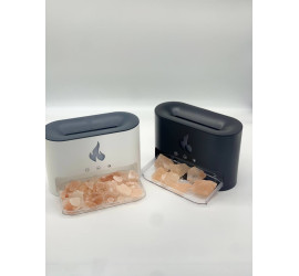 Соляная лампа с ультразвуковым увлажнителем воздуха и ночником BLACK (30)