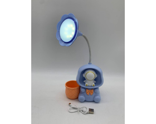 Детская настольная аккумуляторная LED лампа 3in1 Rabbit BLUE (120)