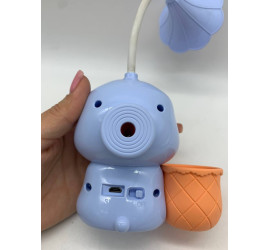Детская настольная аккумуляторная LED лампа 3in1 Rabbit BLUE (120)